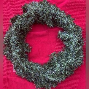 NWT 18” faux pine  Christmas Xmas wreath decor